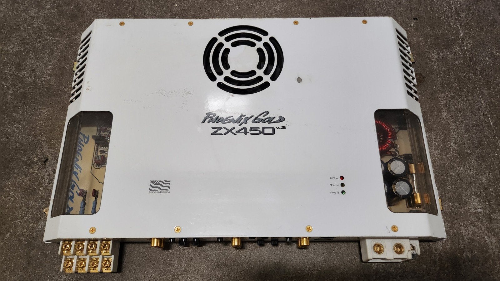 Phoenix Gold ZX450 - Legendarische Auto Versterker Jaren '90, Ophalen, Gebruikt