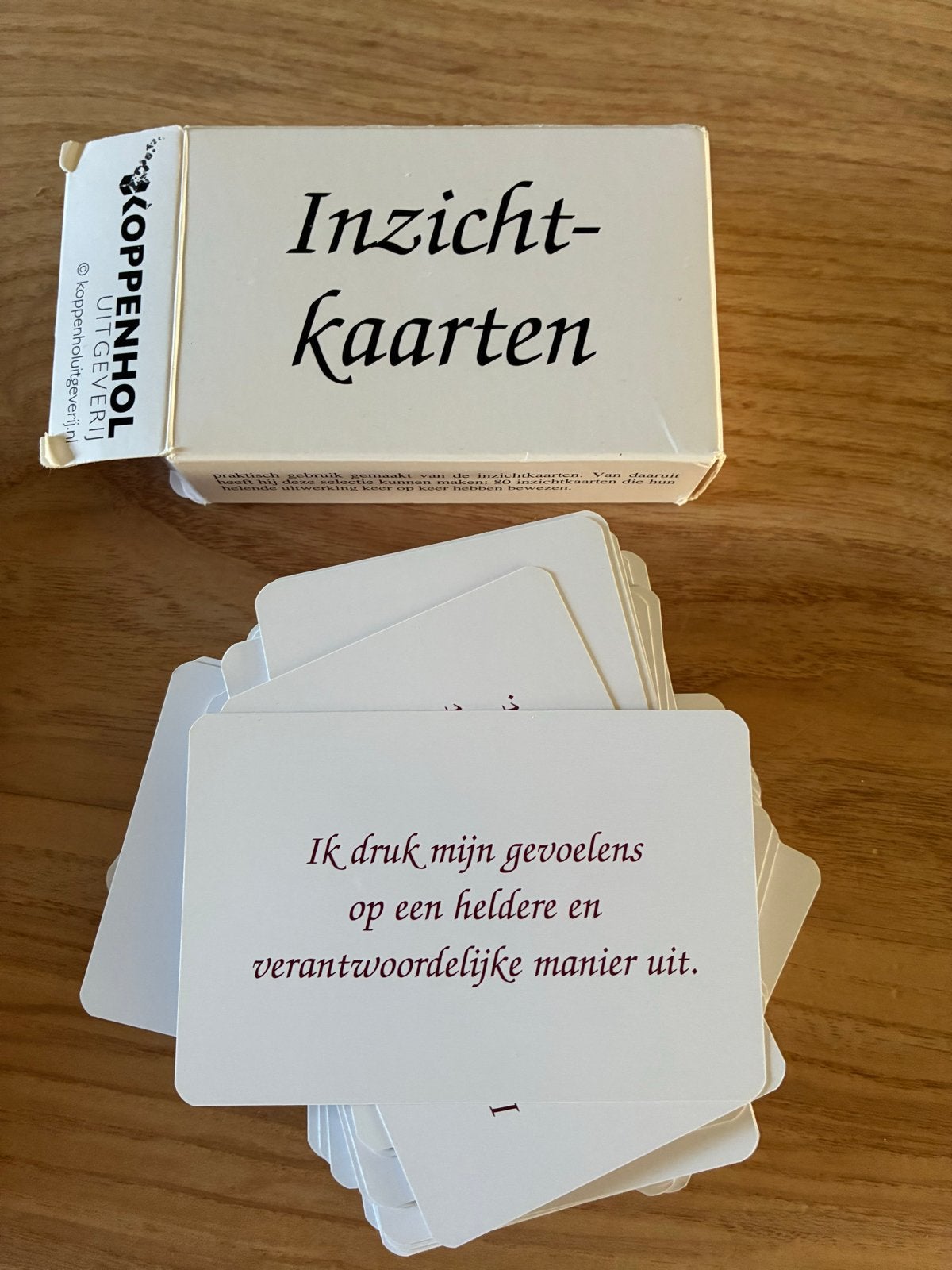 Inzichtkaarten Koppenhol Uitgeverij - Gebruikt, Ophalen of Verzenden, Gelezen, Spiritualiteit algemeen, Overige typen