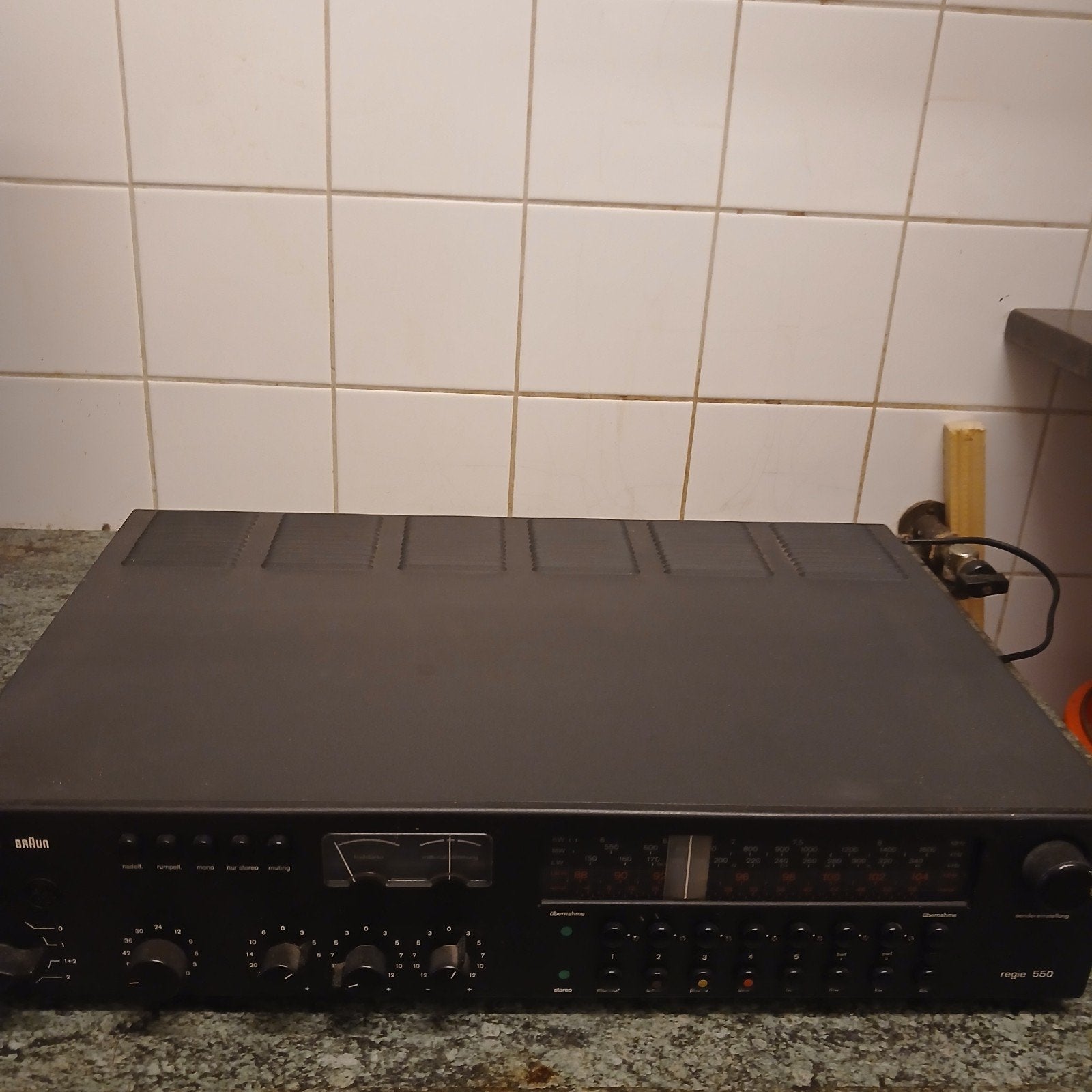 Braun Regie 550 Receiver - Vintage Hifi Made in West Germany, Audio, Tv en Foto, Versterkers en Receivers, Gebruikt, 120 watt of meer