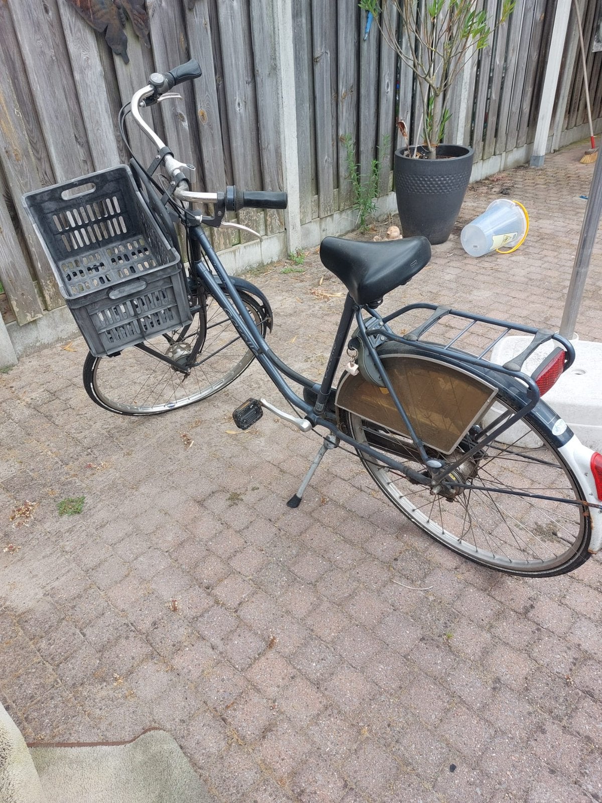 Dames fiets, Ophalen, Gebruikt