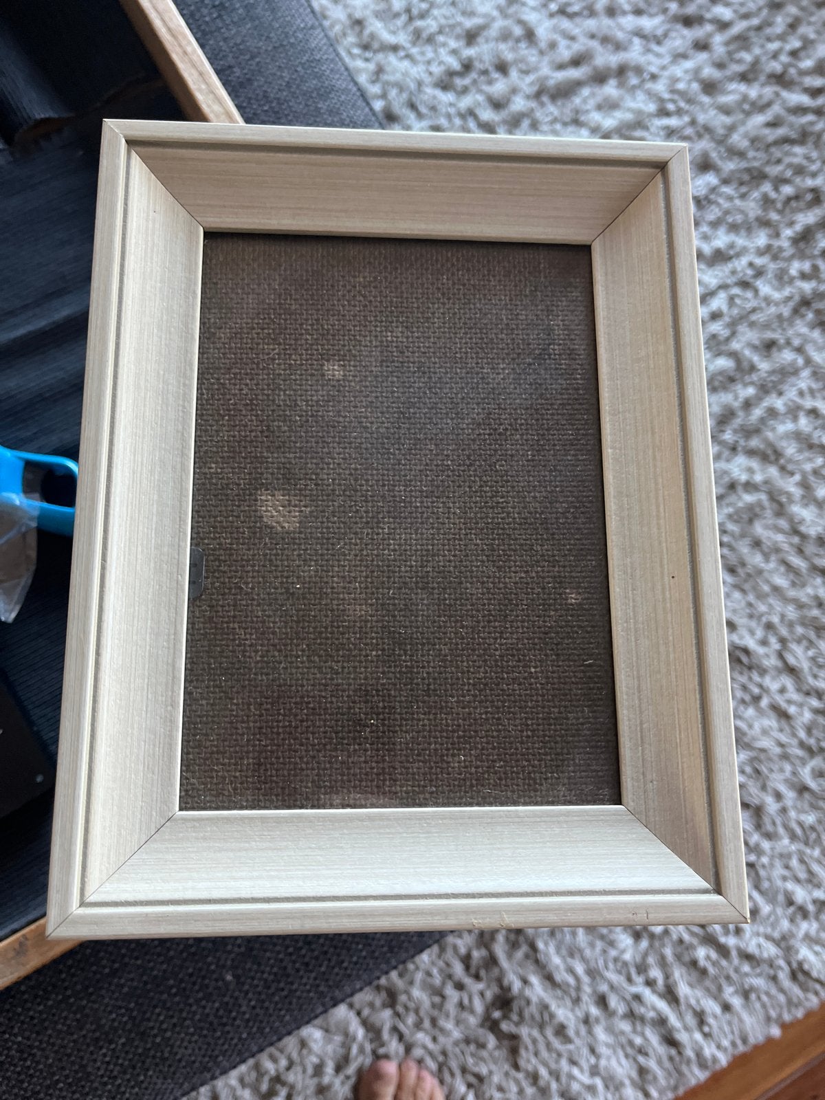 Fotolijst 13x18 cm - zand/ grijs / beige frame, Huis en Inrichting, Ophalen of Verzenden, Fotolijst, Hangend, Hout