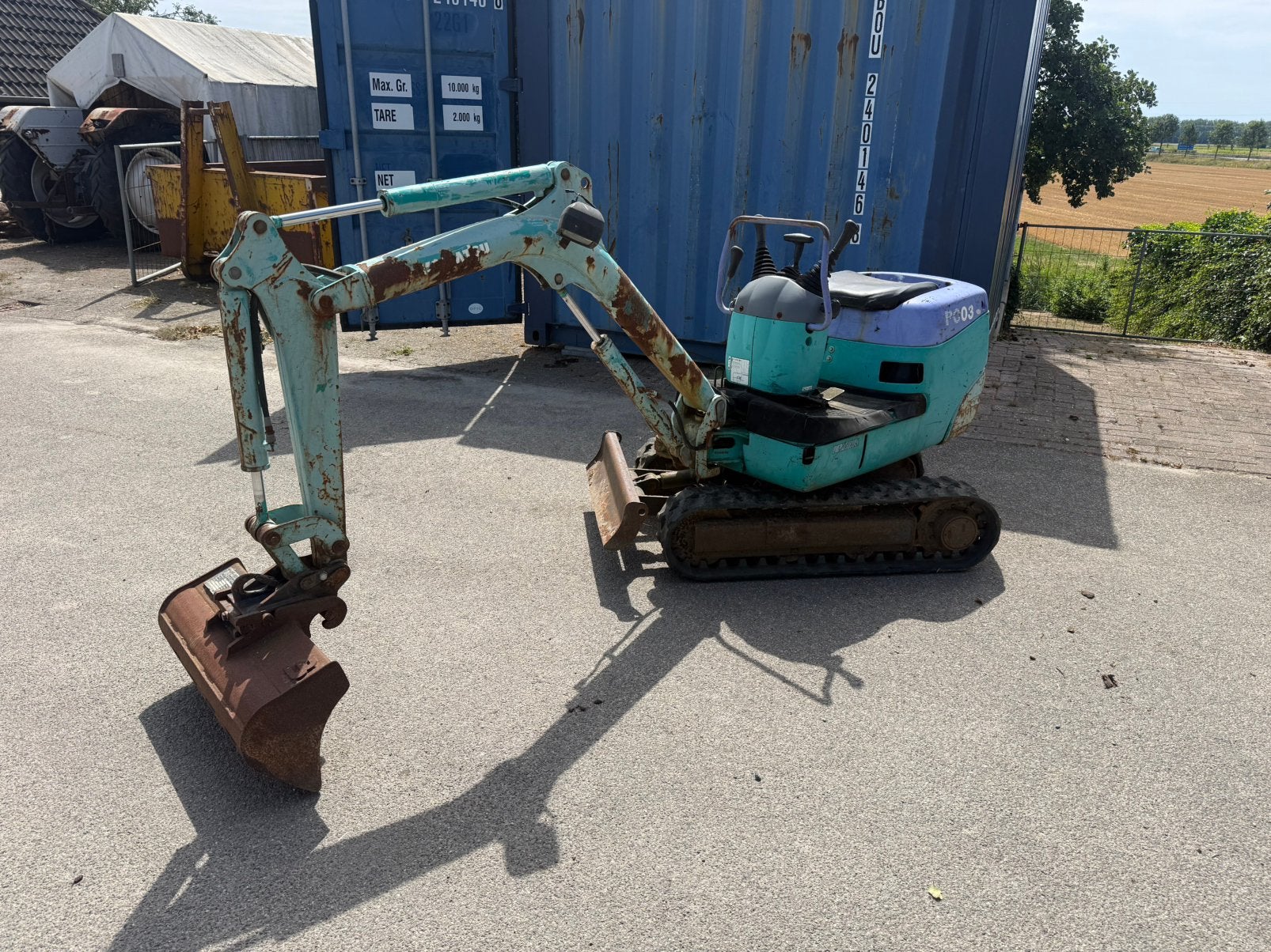 Komatsu pc03, Ophalen, ., Graafmachine, Komatsu