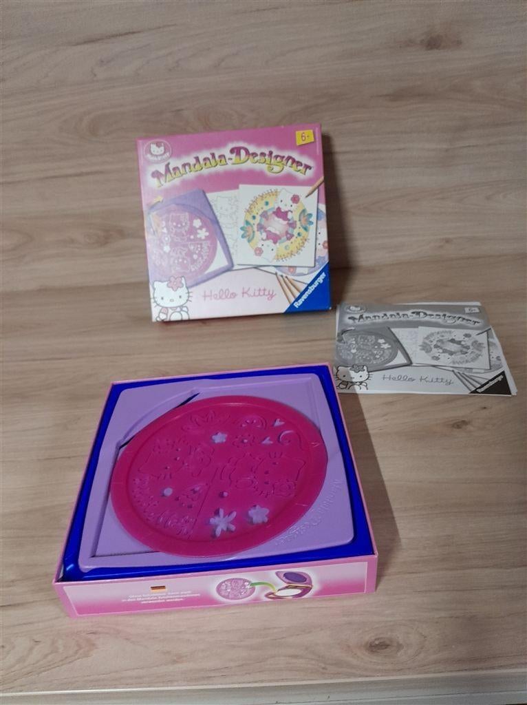 Mandala designer hello kitty - s1705, Hobby en Vrije tijd, Gezelschapsspellen | Bordspellen, Verzenden, Zo goed als nieuw