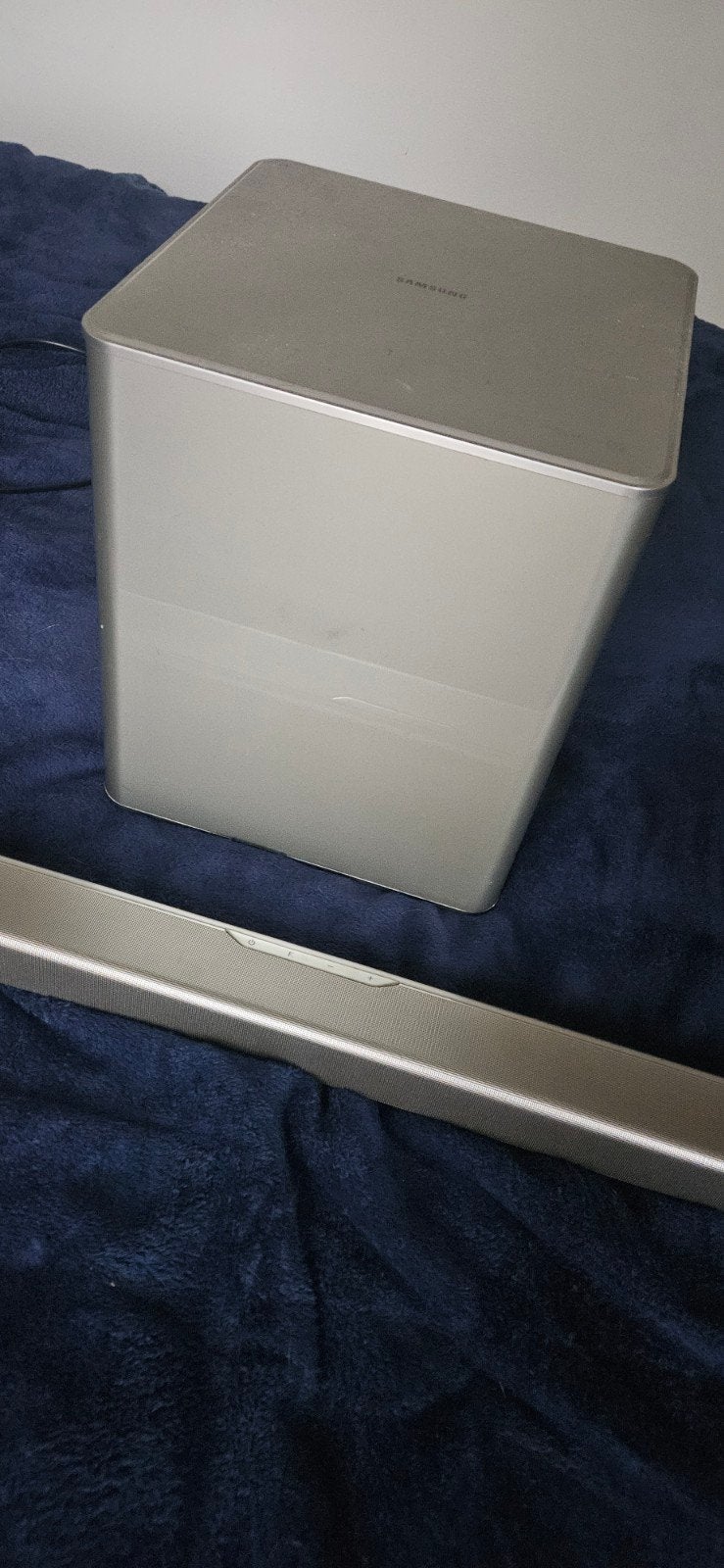 Samsung Soundbar met Subwoofer - Zilver, Audio, Tv en Foto, Home Cinema-sets, Overige merken, Ophalen of Verzenden, Overige spelers