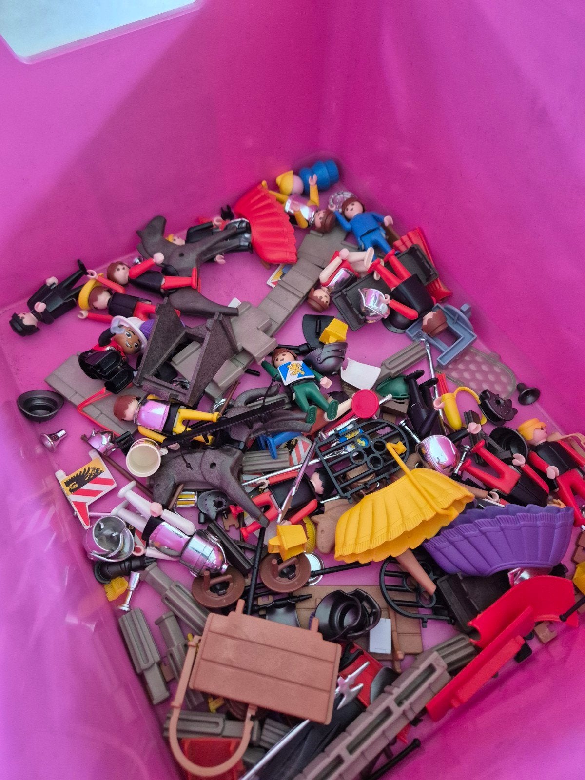 Playmobil Kasteel/Fort met veel figuren en onderdelen, Ophalen, Gebruikt, Losse onderdelen, Historisch