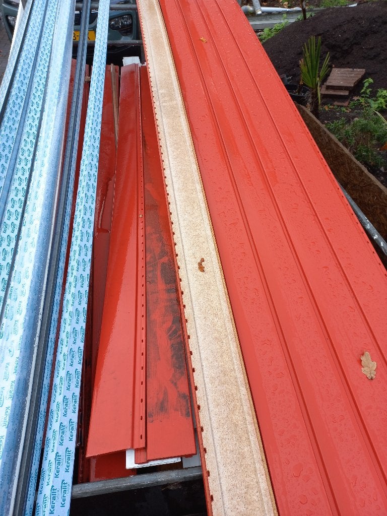 Gevelbekleding Werzalit color planken weerbestendig, Ophalen, Kunststof, Overige kleuren, Nieuw