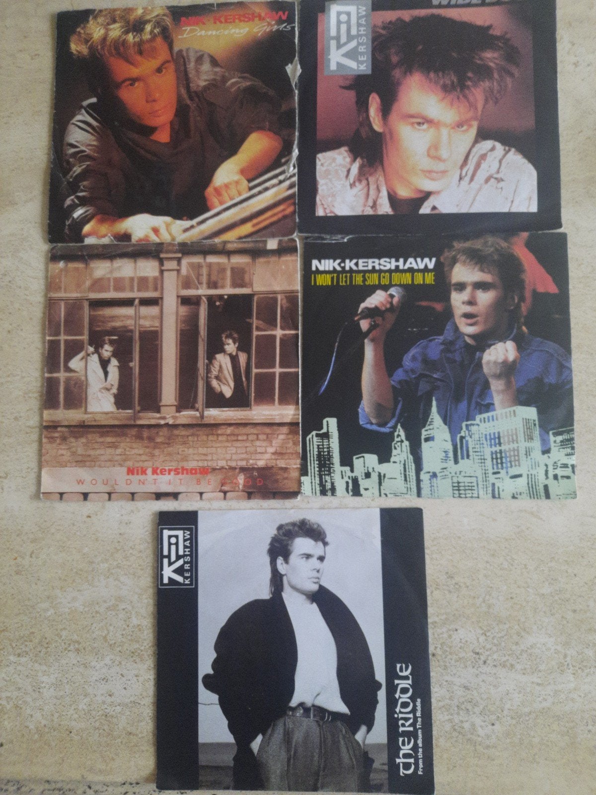 5x vinyl singels van Nik Kershaw, Cd's en Dvd's, Vinyl | Pop, Ophalen of Verzenden