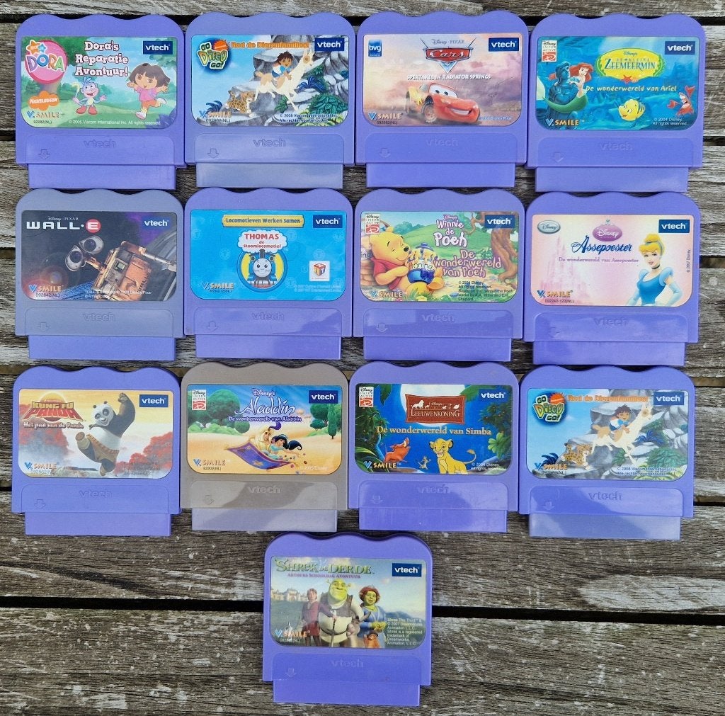 VTech cassettes, Kinderen en Baby's, Speelgoed | Vtech, Verzenden, Gebruikt, 4 tot 6 jaar