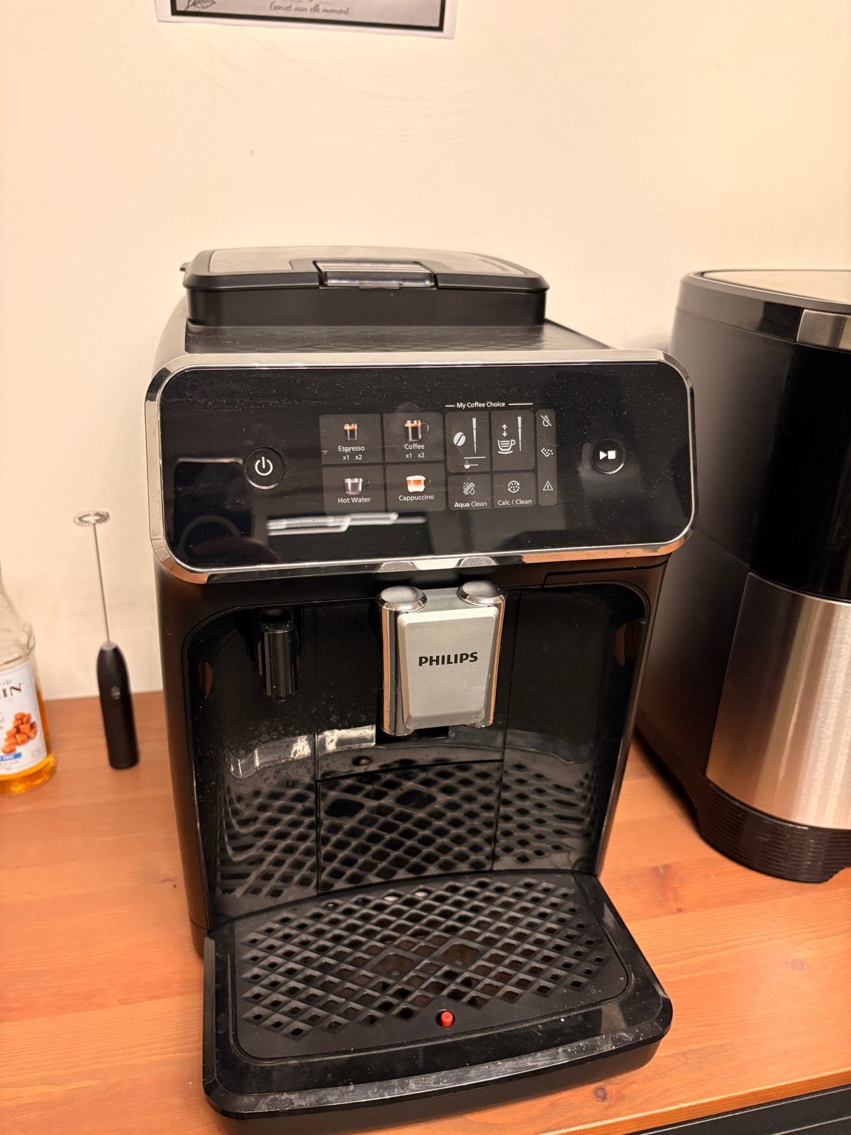 Philips 2321/10 LatteGo - Zo goed als nieuw goed onderhouden, Ophalen, Afneembaar waterreservoir, Koffiemachine, Koffiebonen