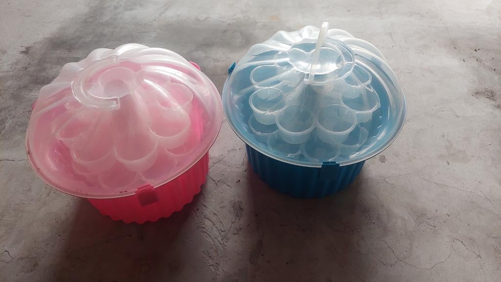 2 cupcake bewaardozen, Ophalen of Verzenden, Overige typen
