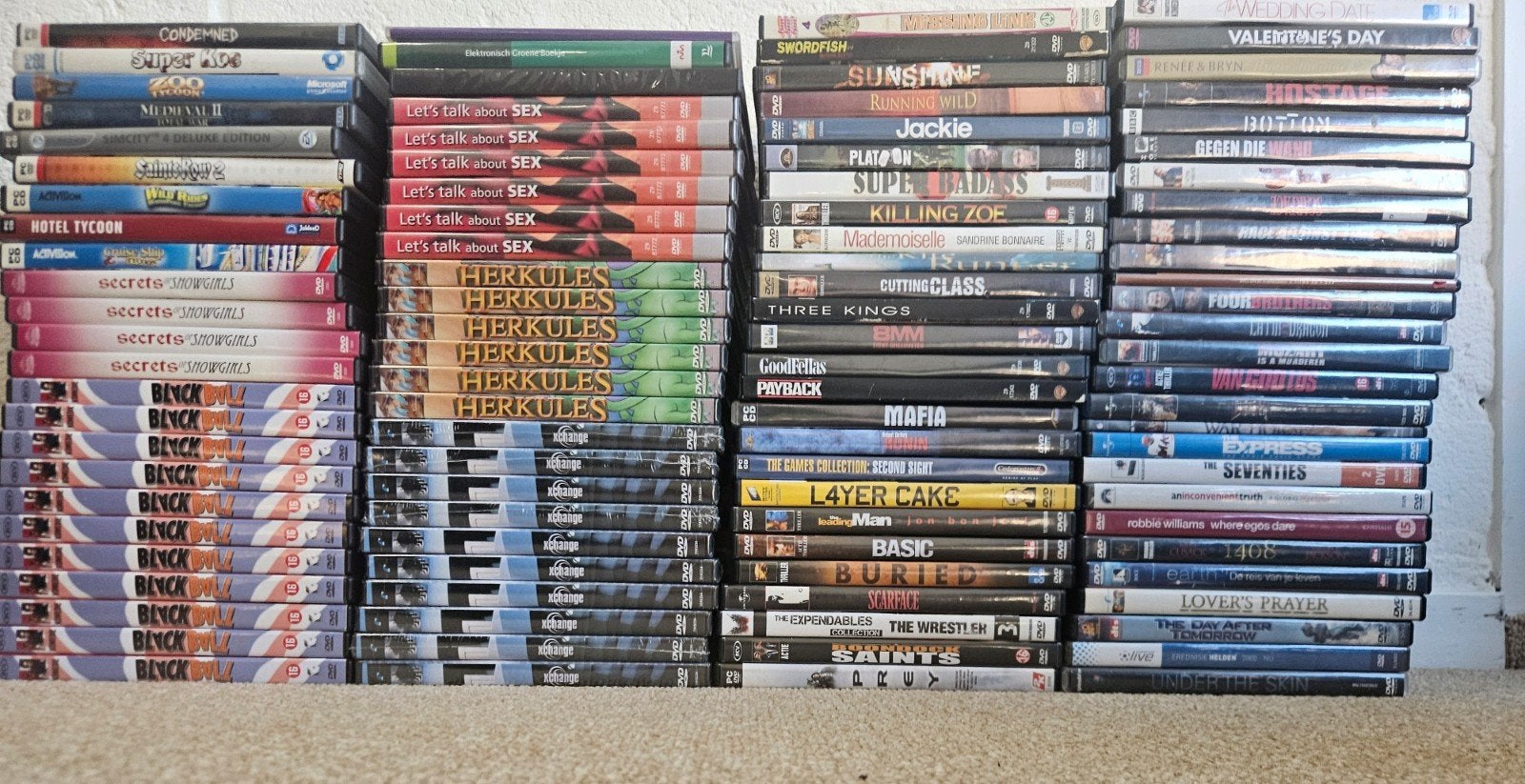 Grote collectie diverse DVD's, Gebruikt, Alle leeftijden, Nederlands, Ophalen of Verzenden