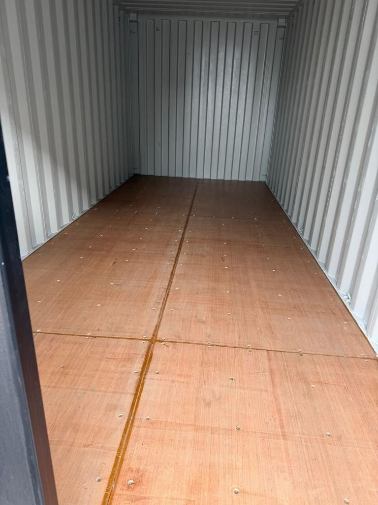 Nieuwe 20ft zeecontainer zwart RAL 9005 - Transport & Opslag, Ophalen of Verzenden