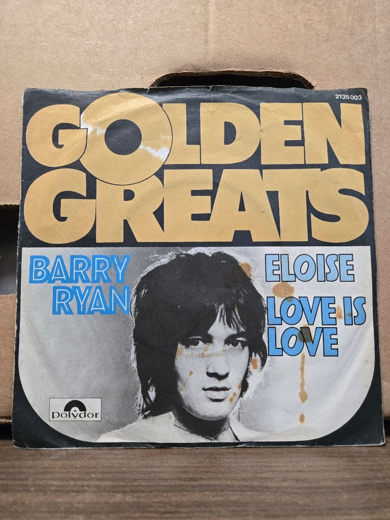 Barry Ryan - Eloise/Love is love, 7 inch, Ophalen of Verzenden, Zo goed als nieuw, Pop