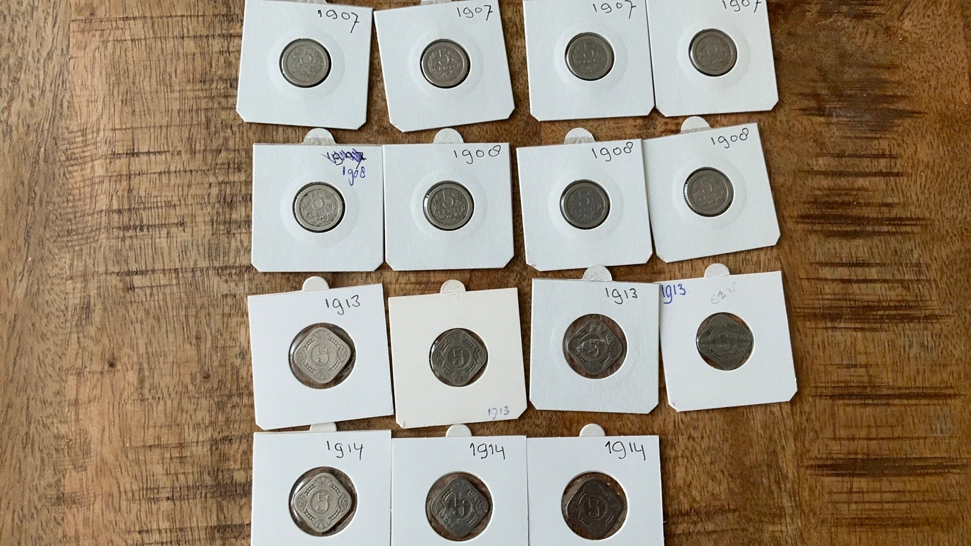 Wilhelmina stuivers, Ophalen of Verzenden, Koningin Wilhelmina, 5 cent, Setje