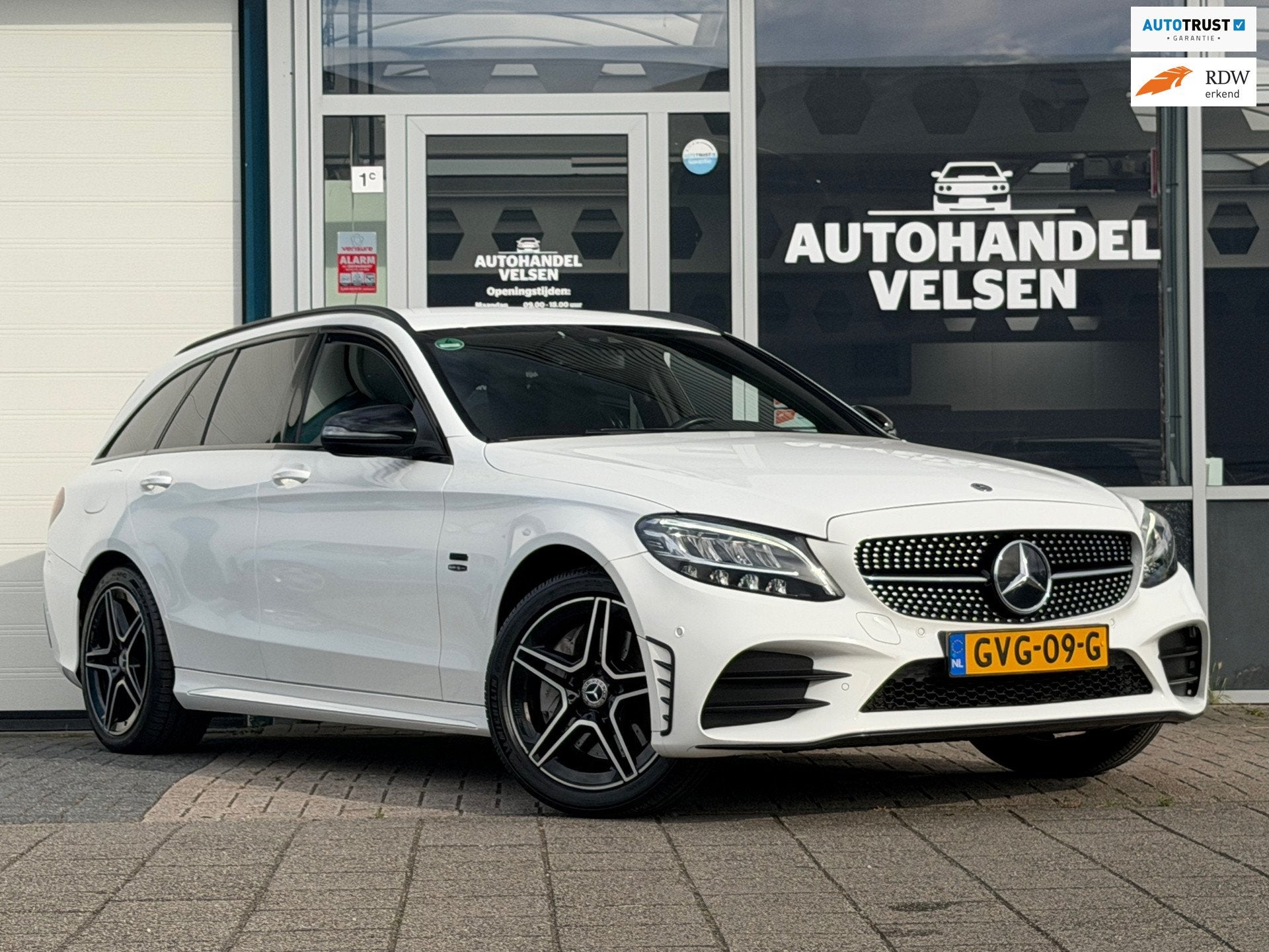 Mercedes-Benz C-klasse Estate 300 e Business Solution AMG Ap, Achterwielaandrijving, Euro 6, Wit, Plug-in hybride