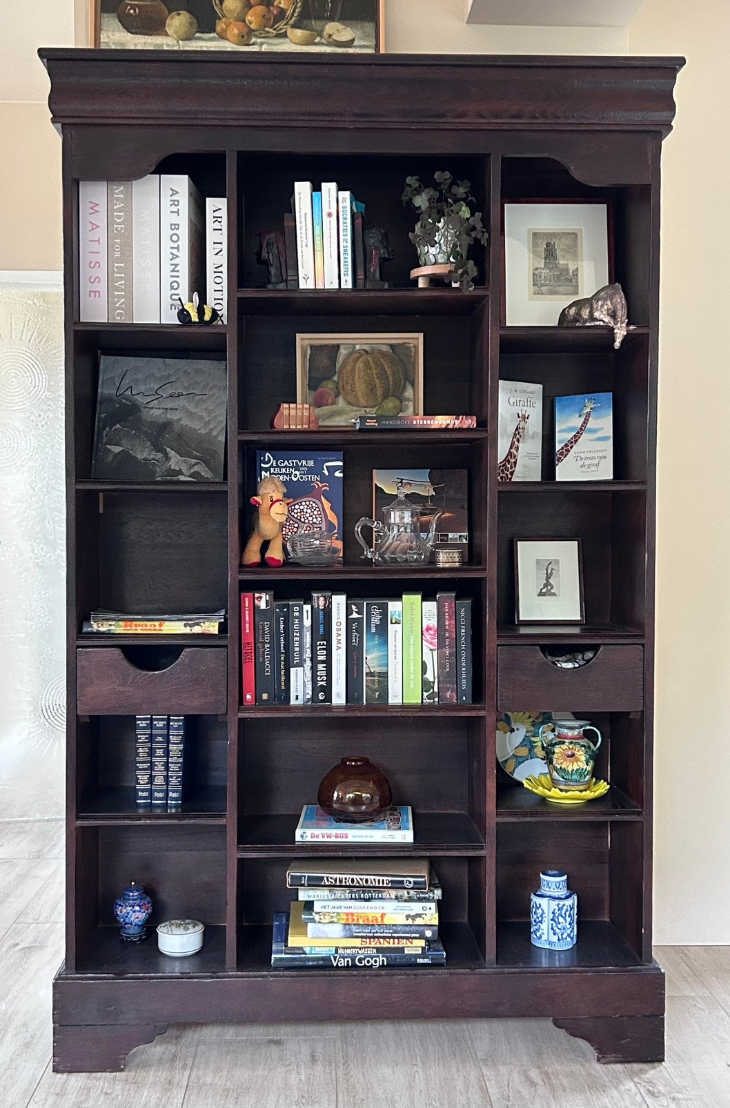 Boekenkast, Ophalen, Met plank(en), Gebruikt, 100 tot 150 cm