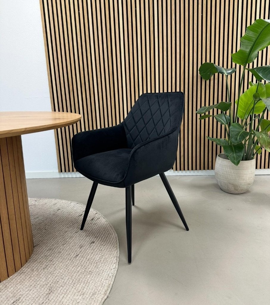 Kick Monza Zwart - Set van 6 - Nieuw in doos, Huis en Inrichting, Stoelen, Kick, Zwart, Nieuw, Ophalen of Verzenden
