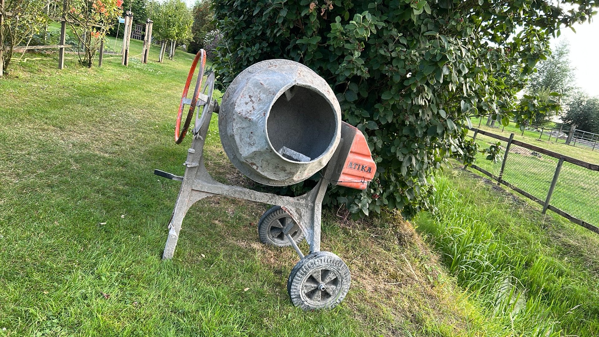 Betonmolen, Ophalen, Gebruikt