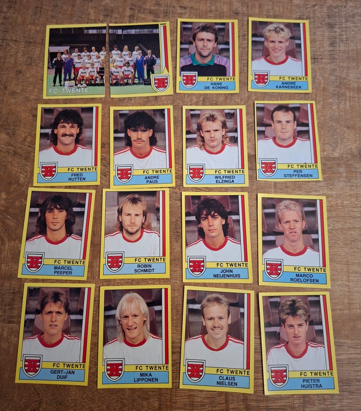 FC Twente Panini Voetbal 1990, Ophalen of Verzenden, Zo goed als nieuw, F.C. Twente, Poster, Plaatje of Sticker