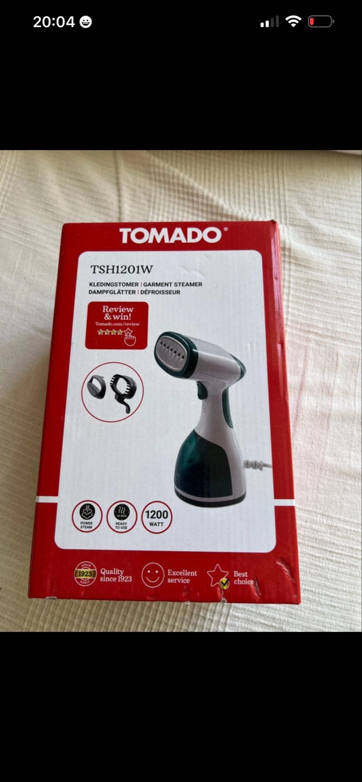 Tomado TSH1201W Kledingstomer - Nieuw in verpakking, Ophalen of Verzenden, Nieuw, Kledingstomer