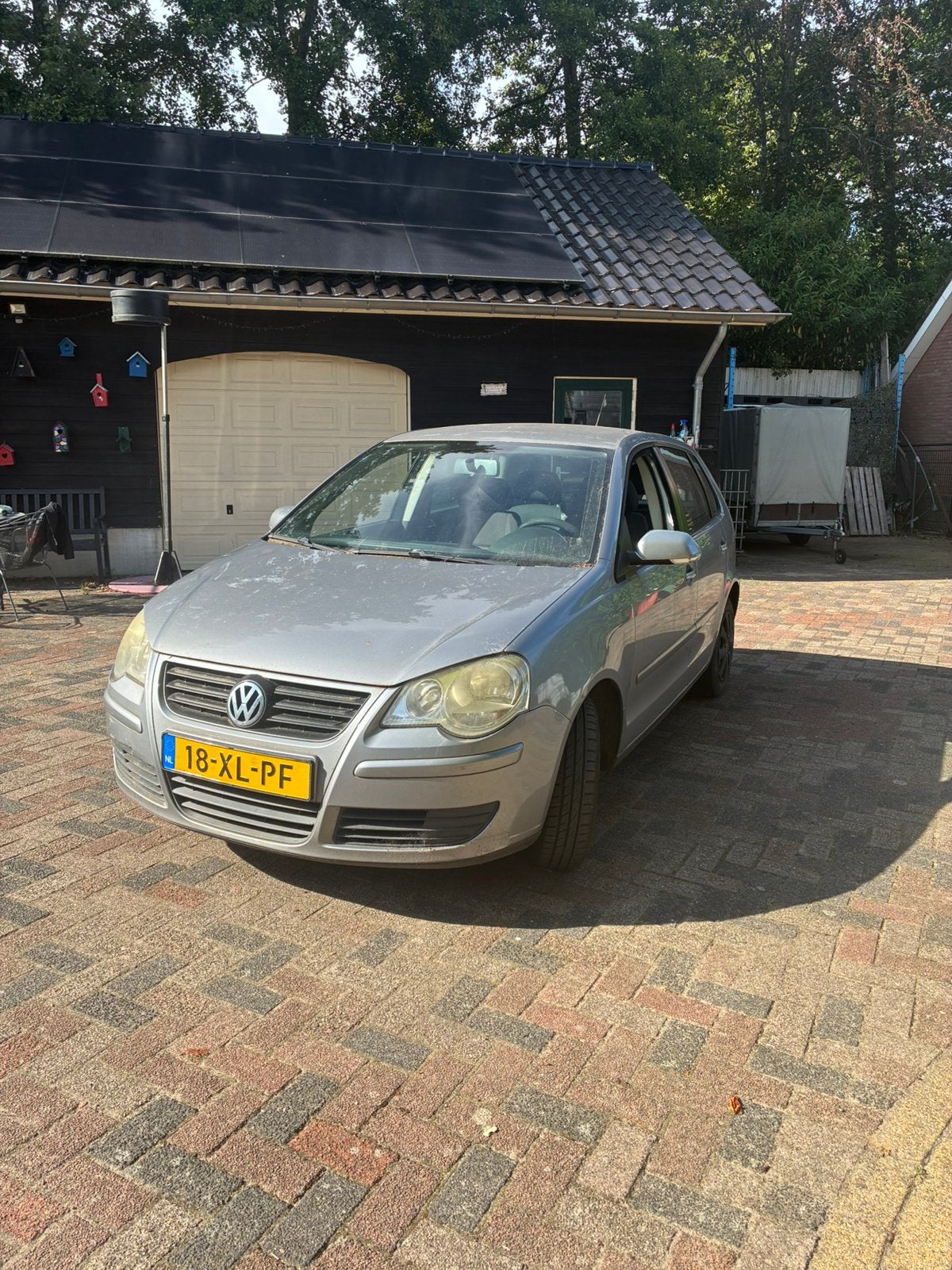 Volkswagen Polo 1.4 16V 59KW 2007 Grijs, Auto's, Volkswagen, Voorwielaandrijving, 40 €/maand, 4 cilinders, Handgeschakeld