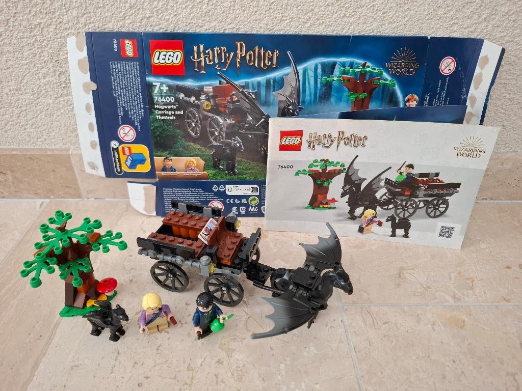 Lego 76400 Harry Potter Hogwarts Carriage and Thestrals, Ophalen of Verzenden, Zo goed als nieuw, Overige typen