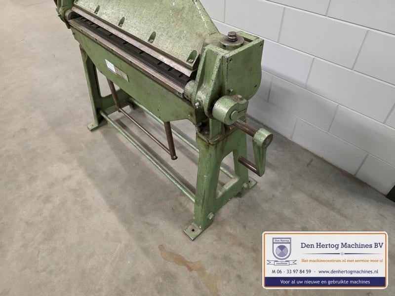Hand zetbank JORG 1020x2mm gebruikte machines zetbanken, Ophalen, Gebruikt