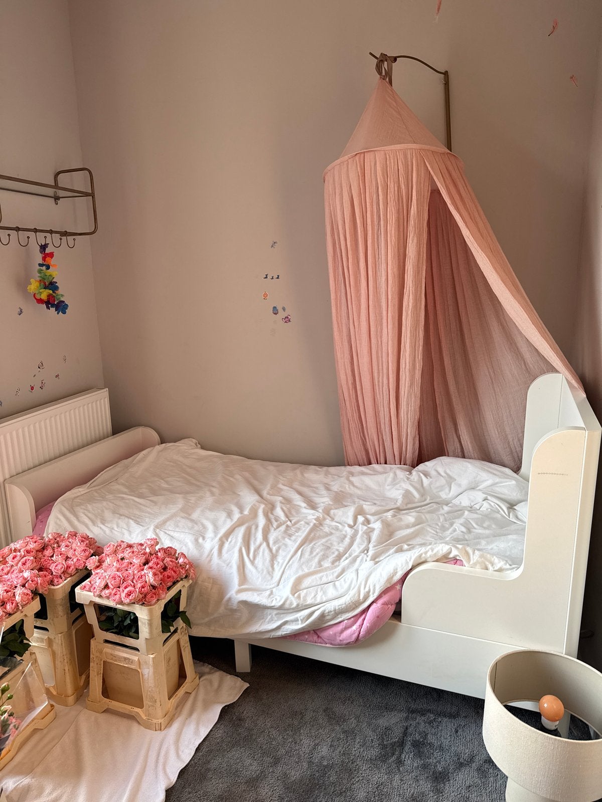 Gebruikt IKEA meegroeibed (excl. matras), Ophalen, Gebruikt, 70 tot 85 cm, Lattenbodem
