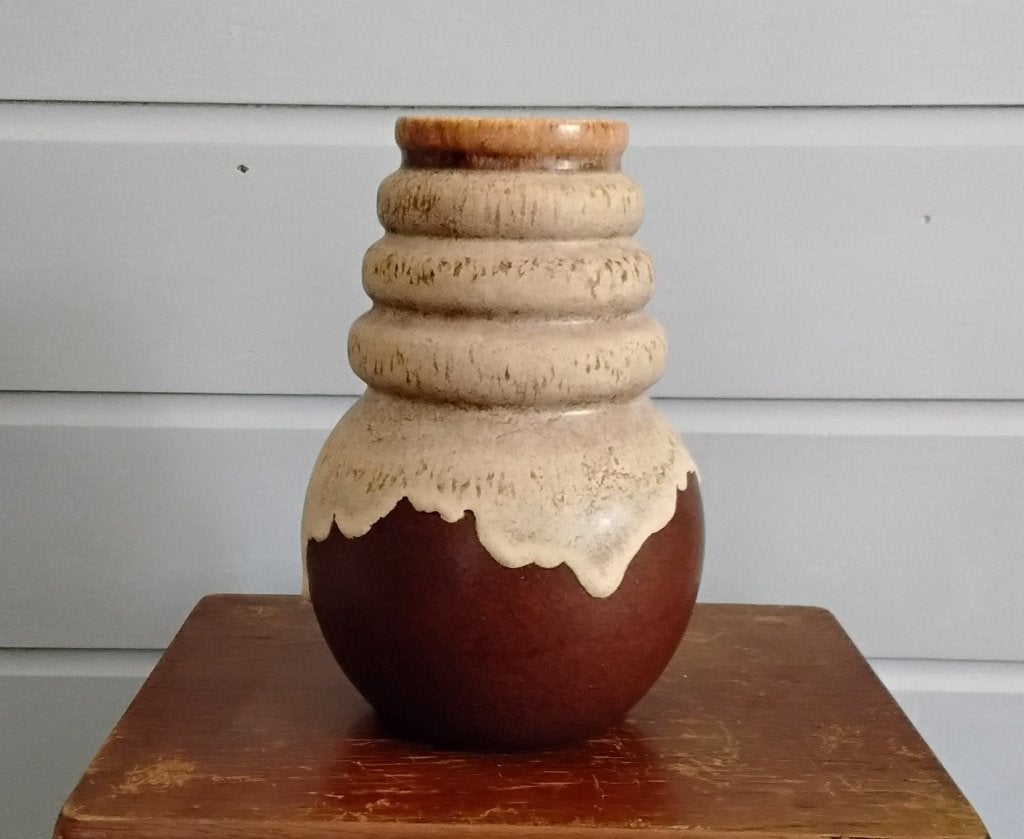 Vaas Scheurich - Fat Lava - West Germany - 269-22 - model We, Gebruikt, Meerkleurig, Ophalen of Verzenden, 22 cm