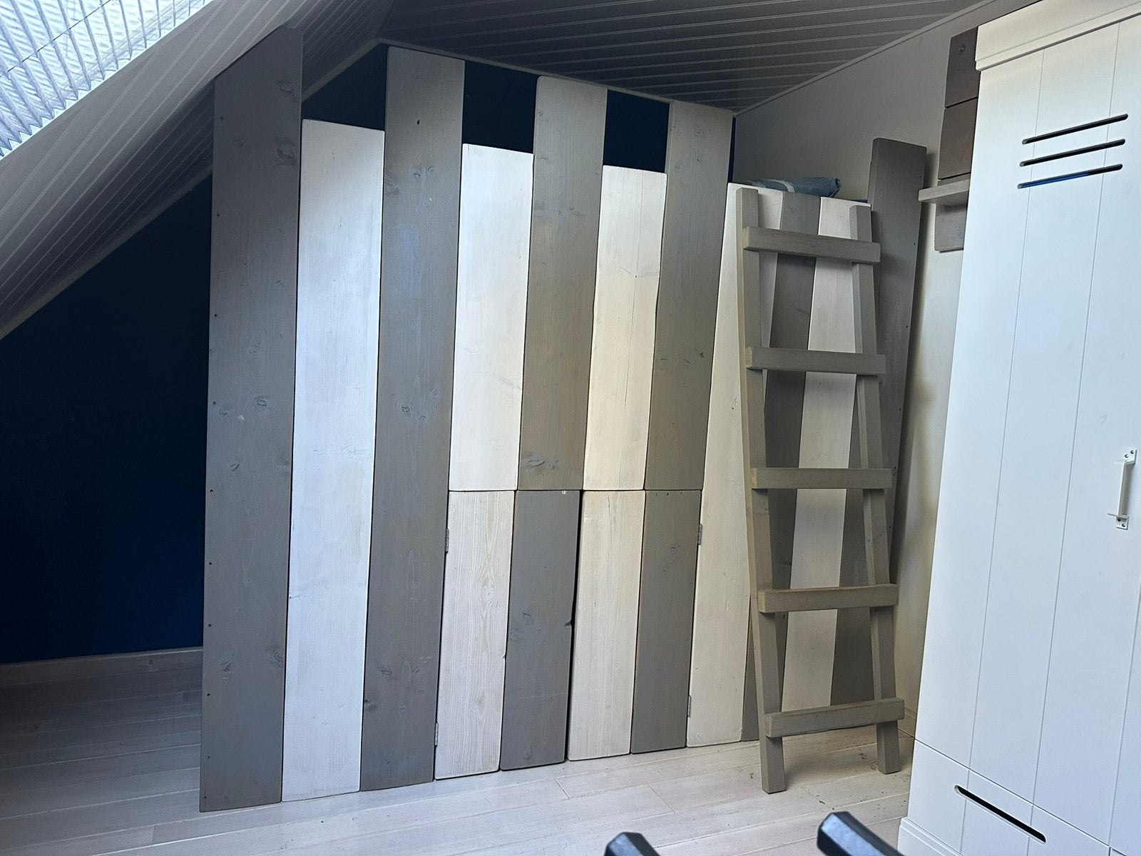 Stapelbed steigerhout, Kinderen en Baby's, Ophalen of Verzenden, Hoogslaper