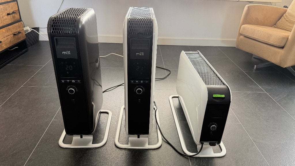 3 Mill elektrische heaters, Ophalen, 30 tot 80 cm, Radiator, Minder dan 60 cm