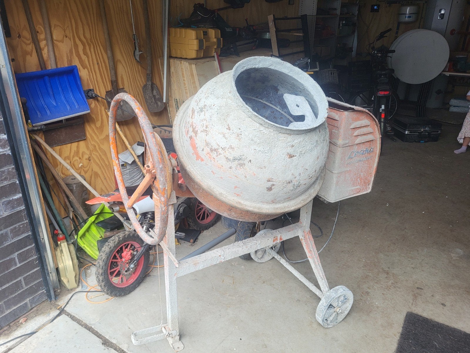Lescha VM 140 S Betonmixer - Dubbel Geïsoleerd, Ophalen of Verzenden