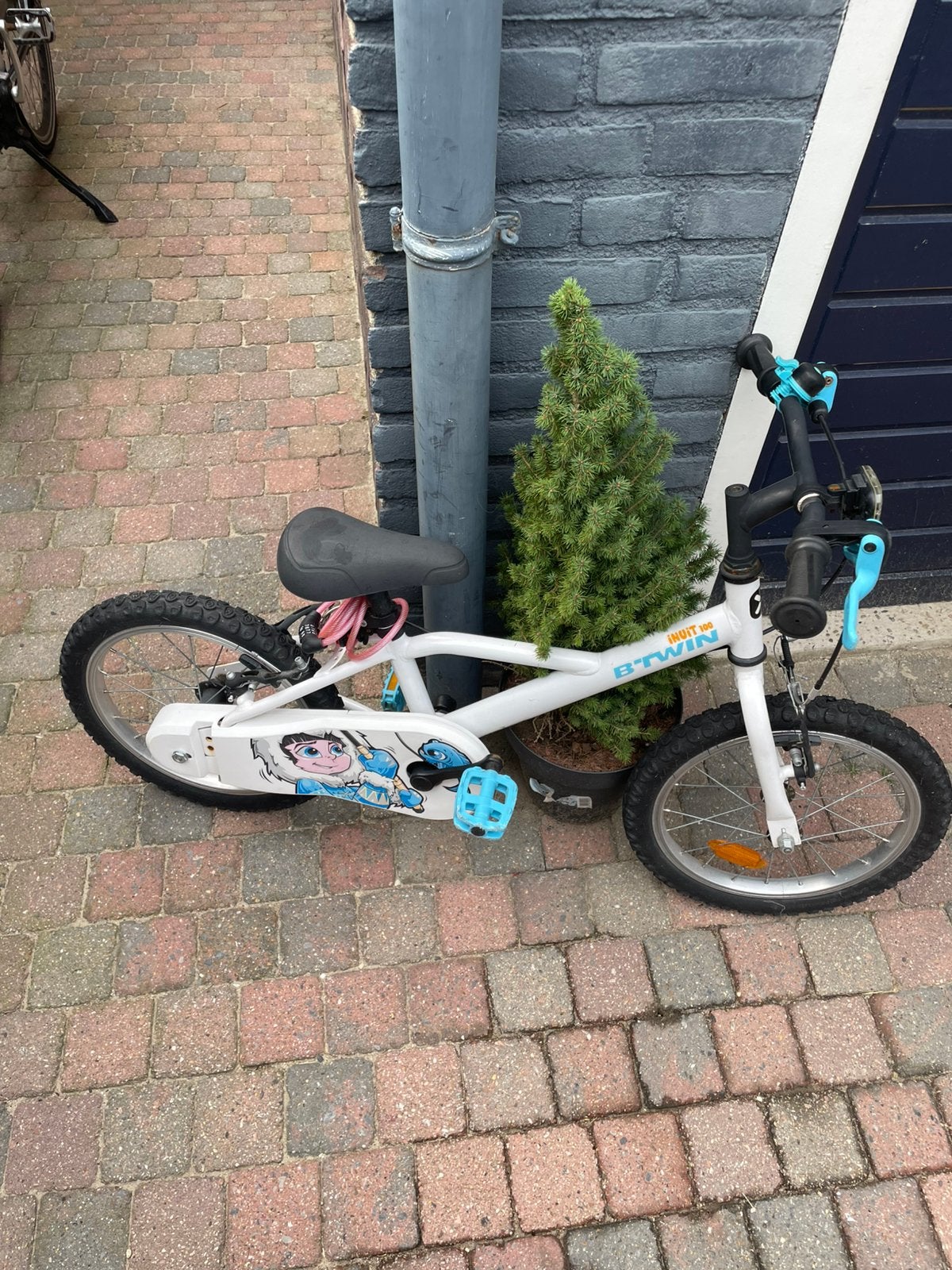 B’twin kinderfiets 16 inch, Ophalen, Gebruikt, 16 tot 20 inch