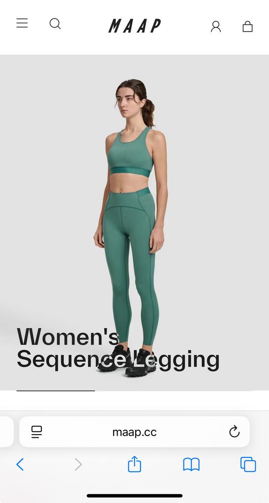 MAAP lange fietsbroek nieuw met kaartjes maat XS past ook S, Nieuw, Ophalen of Verzenden, Hardlopen of Fietsen, Maat 36 (S)