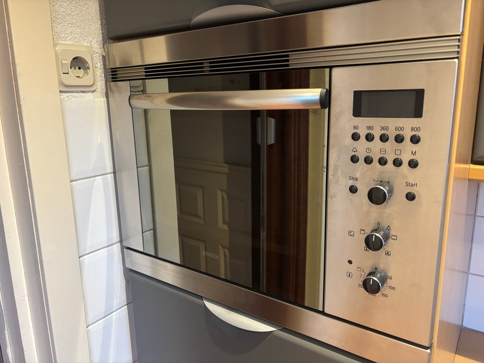 Bosch Gourmet Oven - Inbouw Combi-oven, Witgoed en Apparatuur, Ophalen, 45 tot 50 cm, Gebruikt, Hete lucht