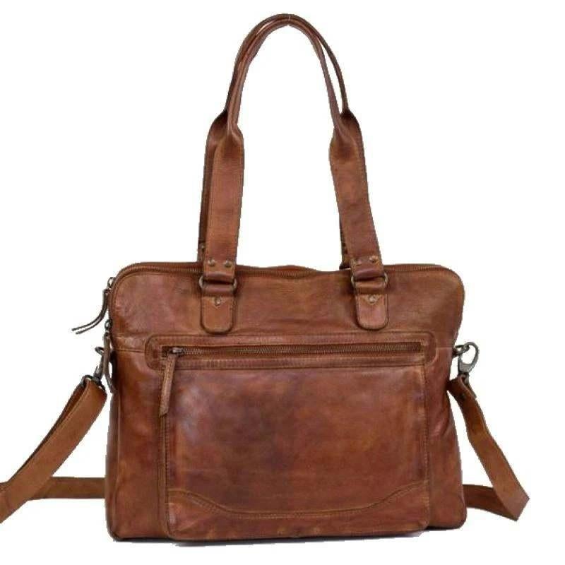 Bear Design Dames Laptoptas CL 35220 Lia Cognac, Computers en Software, Laptoptassen, Ophalen of Verzenden, 13 inch, Gebruikt
