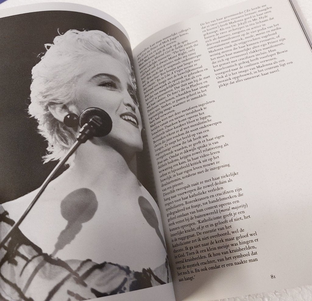Madonna BOEK Popdossier 1987 Origineel, Verzamelen, Gebruikt, Verzenden, Loeb, NvT
