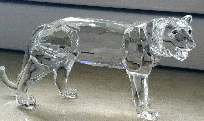 Swarovski tijger, Ophalen of Verzenden, Zo goed als nieuw, Figuurtje