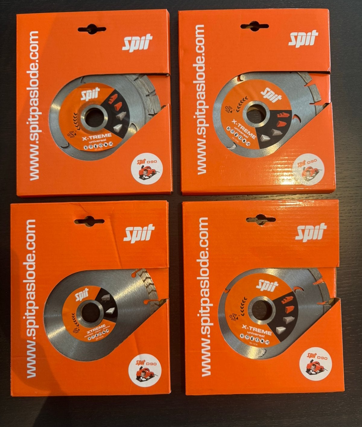 4st. SPIT X-TREME diamantzaagbladen 150mm Universal & Beton, Spit, Nieuw, Ophalen of Verzenden, 30 tot 70 mm