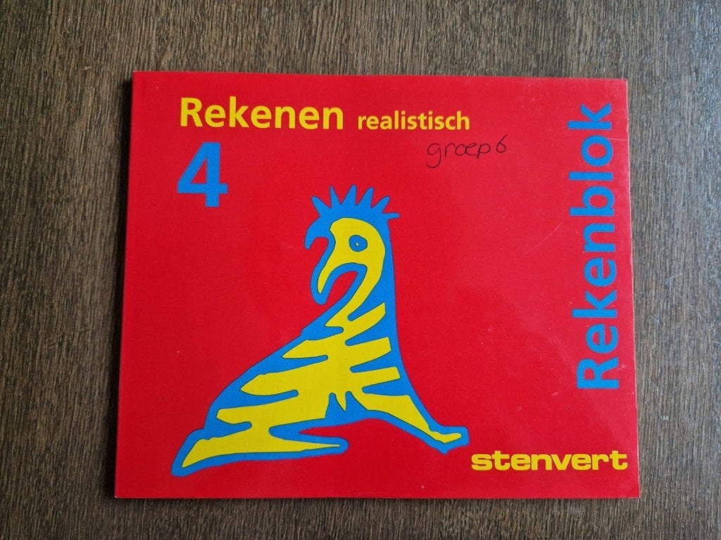Stenvertblok Rekenen realistisch 4 – Groep 6 – Ongebruikt, Boeken, Ophalen of Verzenden, Zo goed als nieuw, Overige niveaus, Wiskunde A