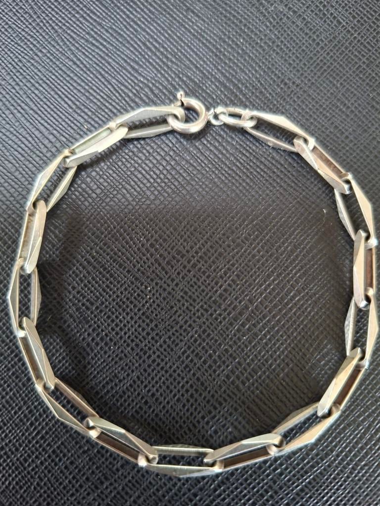 Zilveren closed forever armband 835 gemerkt, Ophalen of Verzenden, Zo goed als nieuw, Zilver, Zilver