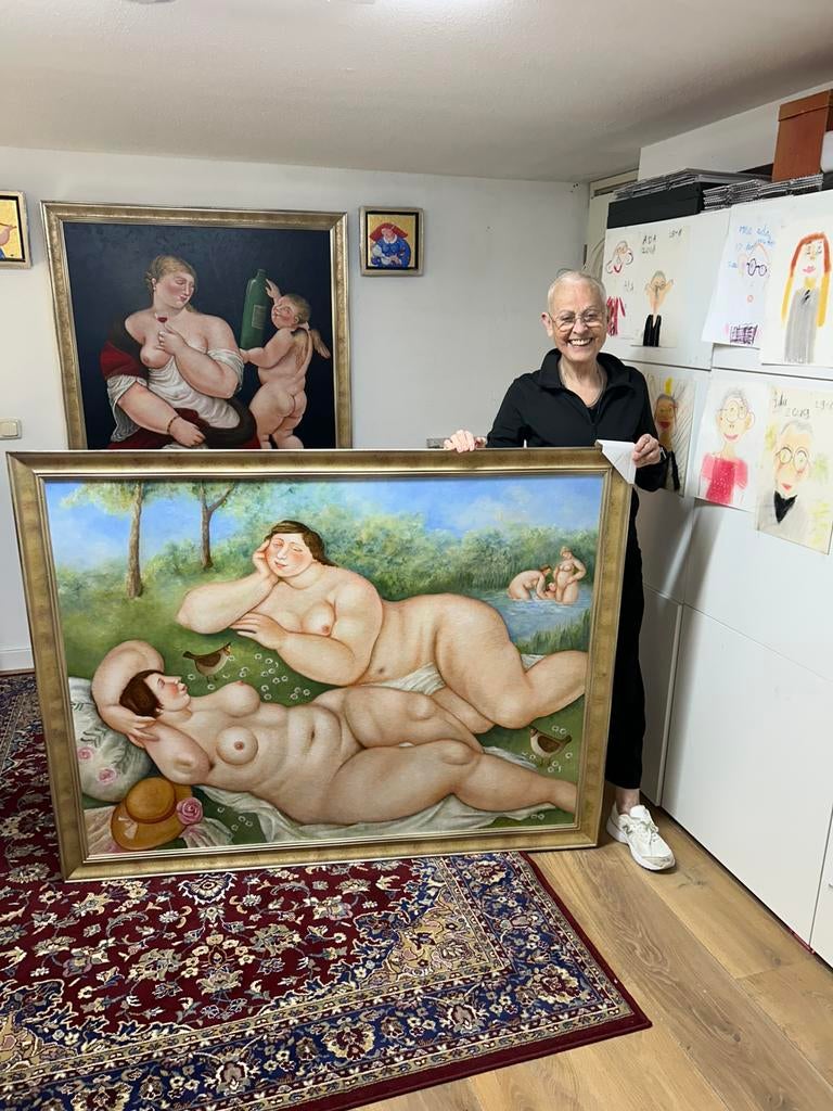 Ada Breedveld schilderij, Ophalen