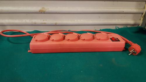 verlengsnoer werkplaats kunststof rood, Ophalen of Verzenden, 'T Olde Gre-j, Info@toldegrej.nl, Endepoelstraat 20f Didam