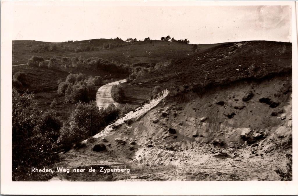 Rheden - Weg naar de Zypenberg (1953), Verzenden, 1940 tot 1960, Gelopen, Gelderland