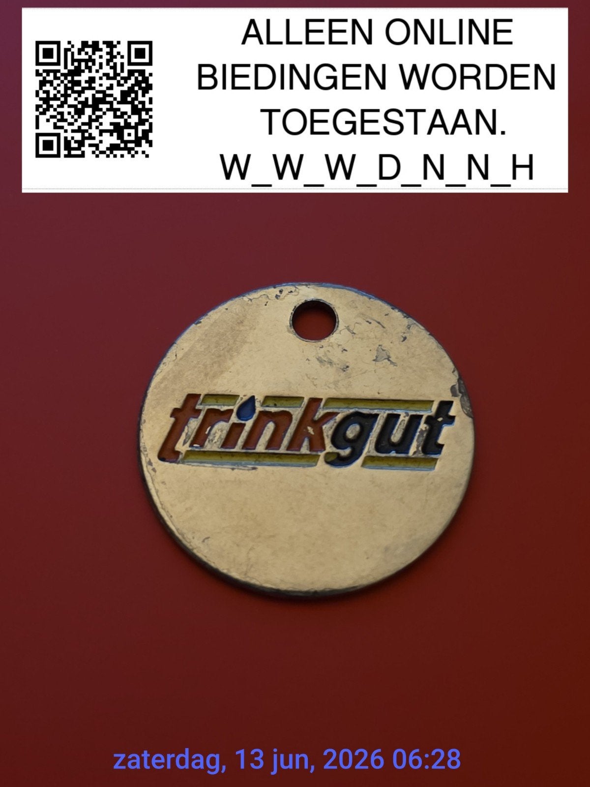 DUITS Winkelwagenpenning ( licht beschadigd) : trinkgut