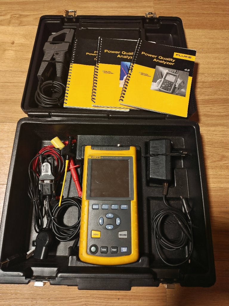 Fluke 43B Power Quality Analyzer - Compleet pakket, Ophalen, Gebruikt, Elektriciteit