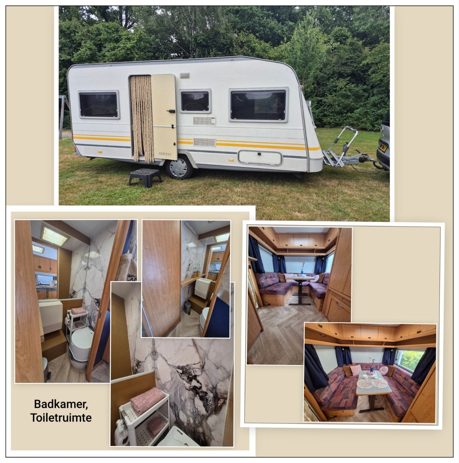 Caravan huren? Wij plaatsen en halen op. Te huur 2 caravans.