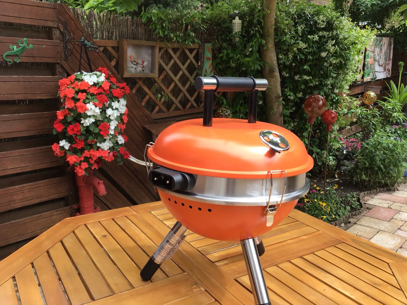 FRITEL Barbecue Combi Houtskool/Elektrisch - Nieuwstaat, Ophalen of Verzenden, Zo goed als nieuw