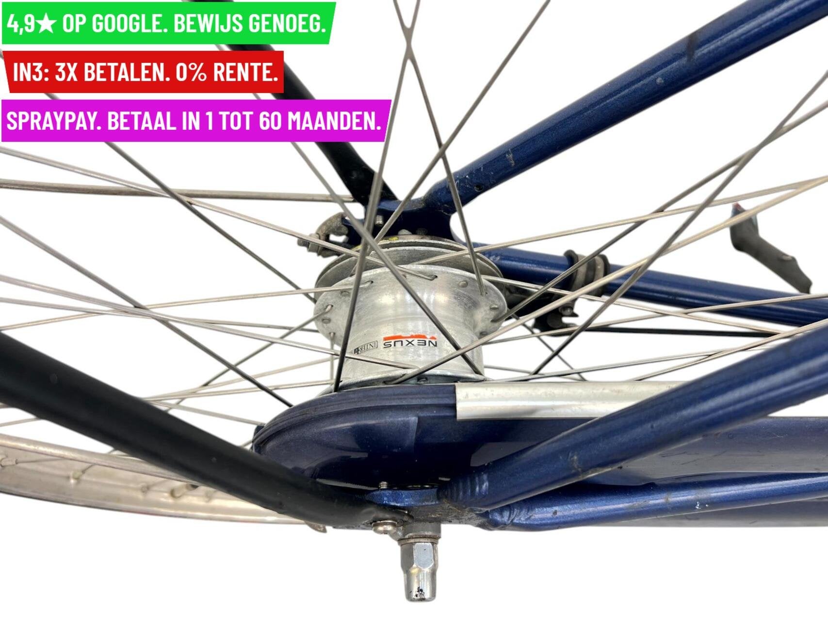 Damesfiets RIH Silver-Stone 28"/52cm/7ver - Garantie/Leverin, Overige merken, 9713 Bv Groningen, Gebruikt, 56 cm of meer
