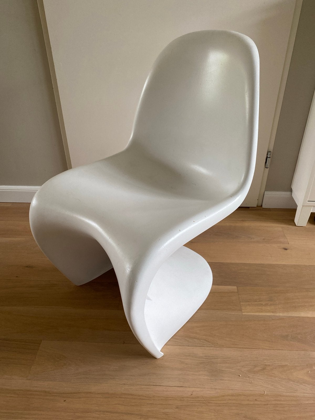 Vintage Verner Panton S Chair replica - Witte Design Stoel, Ophalen